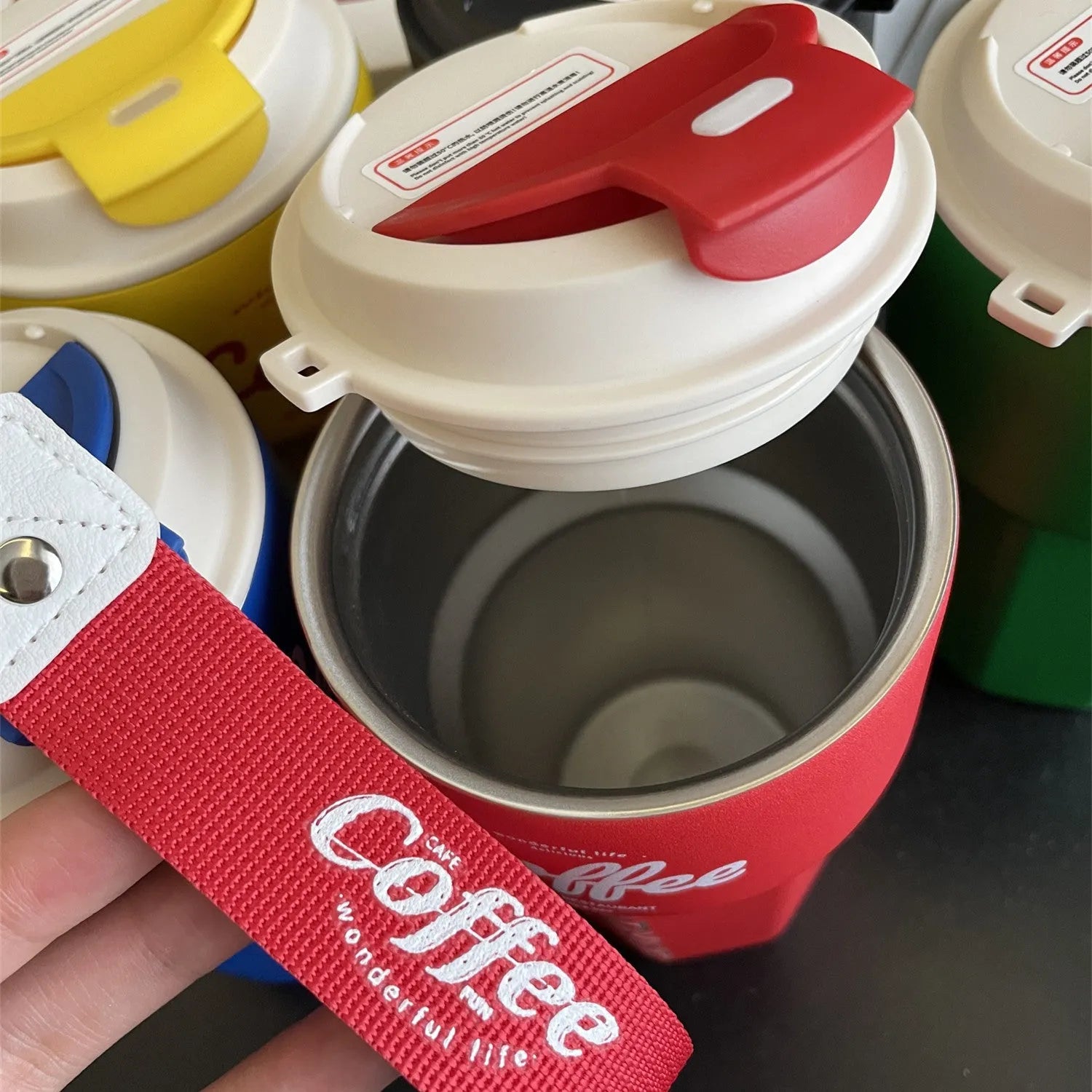 Food Grade Stainless Steel Frosted Coffee Cup - Bellarte Enchanté Food Grade Stainless Steel Frosted Coffee Cup
